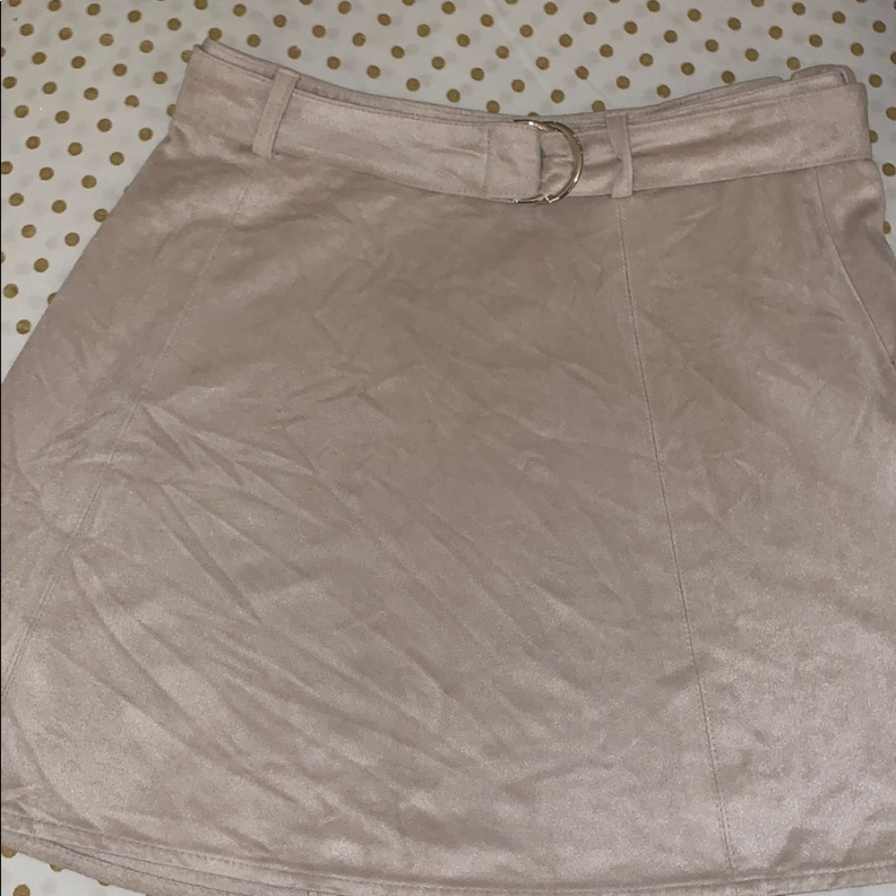 suede  skirt